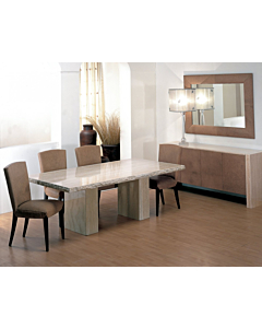 Stone International Roma Chiseled Dining Table