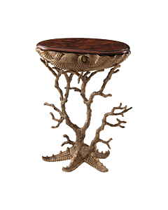Theodore Alexander Gilt Grotto Accent Table