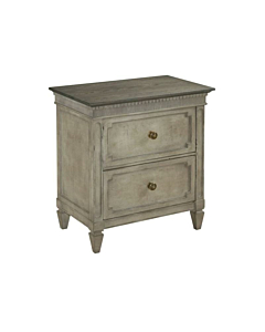 American Drew Savona Ax Two Drawer Nightstand