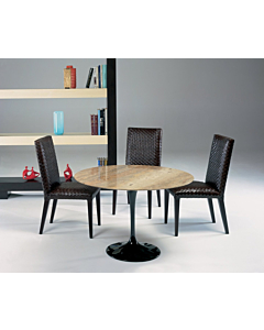 Stone International Flute Round Dining Table