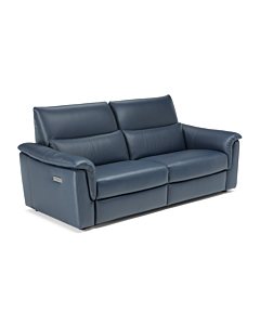 Natuzzi Editions Amorevole C176 Leather Sofa with 2 Recliners