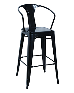 Chintaly Alfresco 8020 Bar Stool, Black
