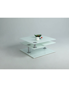 Chintaly 8052 Cocktail Table, White