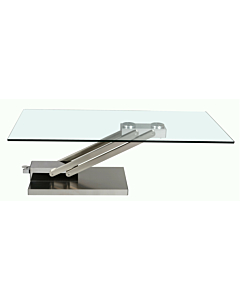 Chintaly 9103 Cocktail Table with Height Adjustable Top