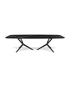 Atlantis Keramik Dining Table with Rounded Top