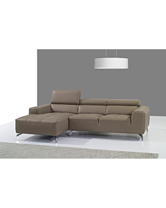 A978b Leather Sectional in Mocha   J&M Furniture
