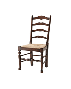 Theodore Alexander Victory Oak Ladderback Side Chair