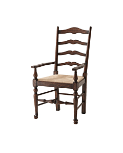 Theodore Alexander Victory Oak Ladderback Armchair