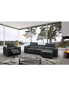 Cortex Allegra Leather Sectional Recliner