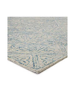 Jaipur Living Carmen Handmade Trellis Blue Light Gray Area Rug