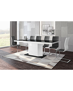 Cortex Diego Dining Set White Lacquered Plywood Back