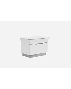 Ariana Nightstand, White High Gloss | Creative Furniture