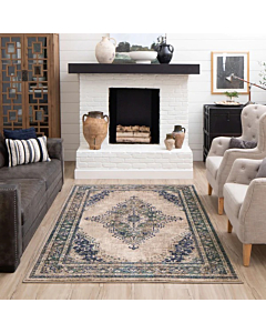 Karastan Rugs Cosmopolitan Armitage Indigo