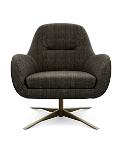 American Leather Arno Swivel Chair, Aster Fabric