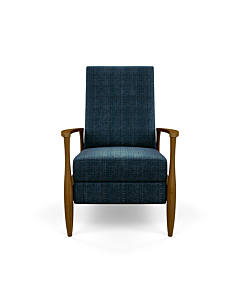 American Leather Aston Recliner, Aster Indigo Fabric