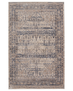 Vibe by Jaipur Living Tristdan Medallion Tan Blue Area Rug