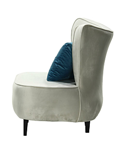 Cortex Auris Armchair, White Fabric