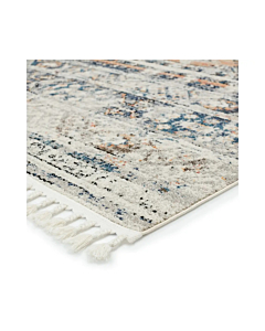 Vibe by Jaipur Living Camili Tribal Blue/ Light Orange Area Rug (5'3"X7'6")