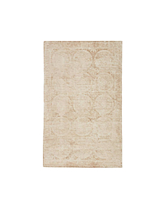 Barclay Butera by Jaipur Living Crescent Handmade Medallion Beige/ Ivory Area Rug