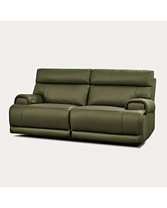 Baron Leather Loveseat with Recliners | Creative Furniture