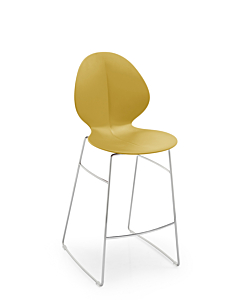 Calligaris Basil Stool With Metal Base