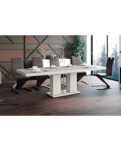 Cortex Nossa High Gloss Dining Table With Extension