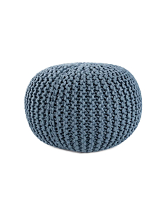 Vibe by Jaipur Living Asilah Indoor/ Outdoor Solid Round Pouf