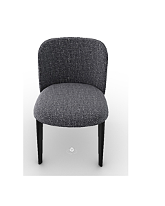 Calligaris Abrey  Chairs - Matt Black Frame