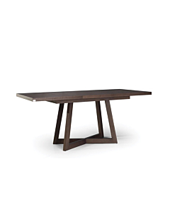 Cortex Brish Wood Top Dining Table With Extension