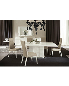 Canova Extendable Dining Table 63" by Alf Da Fre, $2,175.00, ALF, White