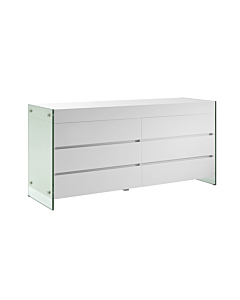 Casabianca IL Vetro Dresser, White
