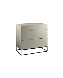Casabianca Vizzione Tall Nightstand, Light Grey