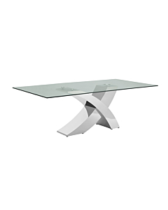 Casabianca Geneva Dining Table, Clear