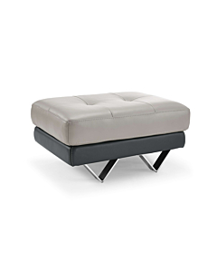 Cecile Leather Ottoman | Creative Furniture