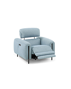 Charm Fabric Recliner Armchair | Creative Furniture-CR-Angel Blue Fabric