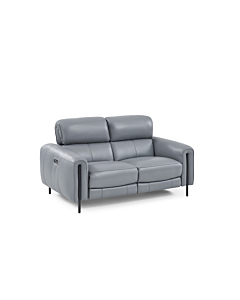 Charm Leather Loveseat with Two Recliners | Creative Furniture