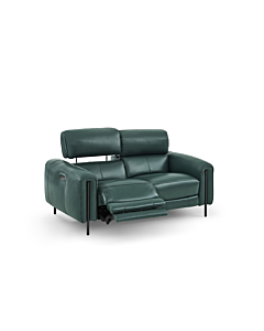 Charm Leather Loveseat with Two Recliners | Creative Furniture-CR-Klep Leather