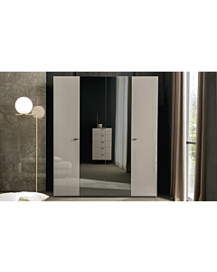 Claire 4-Door Swinging Wardrobe with Central Mirror | ALF (+) DA FRE