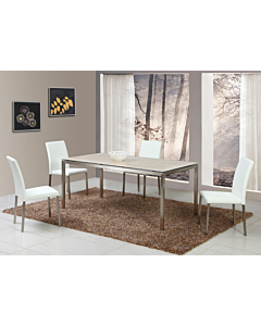 Chintaly Claudia 5 Piece Dining Room Set, White
