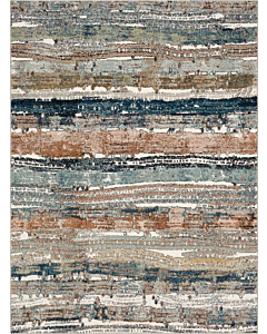 Karastan Rugs Epiphany Colorful Waves Robin's Egg