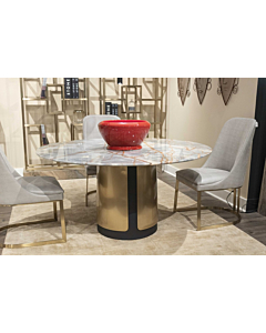Stone International Compass Round Dining Table