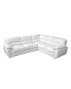 Cortex Baltica Sleeper Sectional, White, Left Corner Chaise