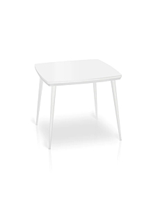 Cortex Essai Square Glass Top Dining Table