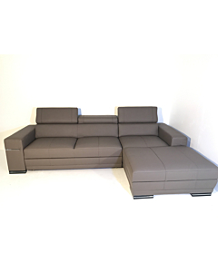 Cortex Parys Sleeper Sectional Brown, Right Facing Chaise