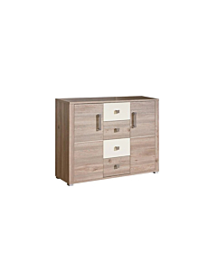 Cortex Verto Light Oak&pearl Gloss Sideboard
