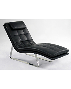 Chintaly Corvette Lounge Chair, Black