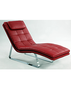 Chintaly Corvette Lounge Chair, Red