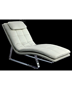 Chintaly Corvette Lounge Chair, White