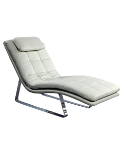 Modway Charles Leather Chaise Lounge