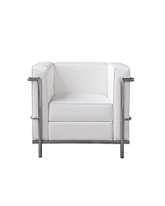 Cortex Cour Leather Chair, White